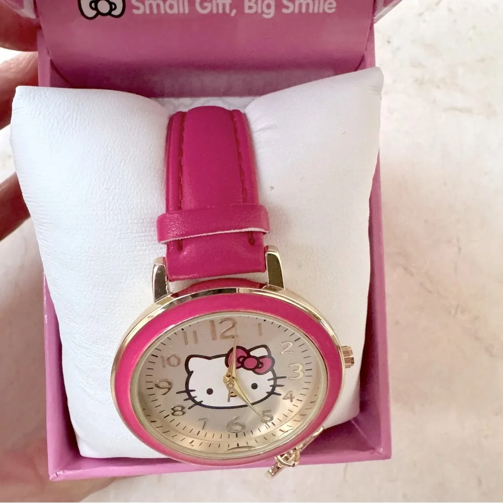 Hello kitty Sanrio Watch with Charm pink